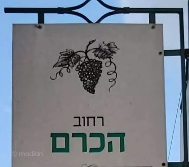 הכרם 6, רחובות