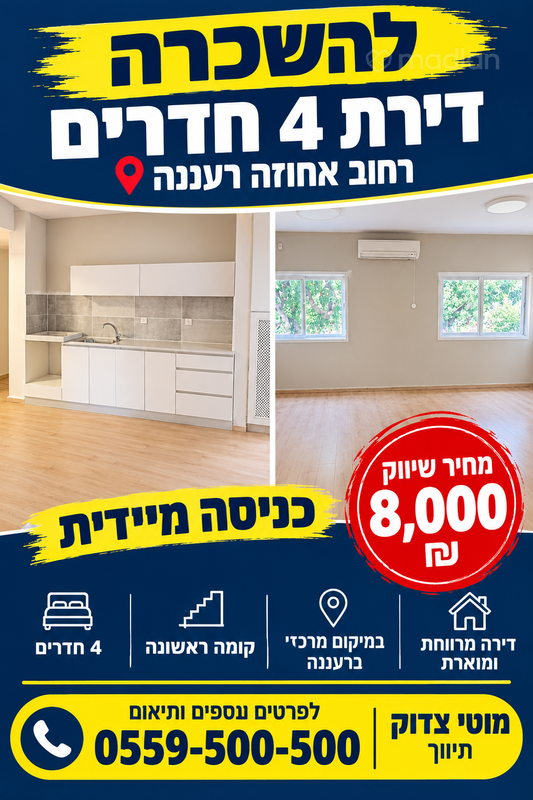 אחוזה 115, מרכז דרום, רעננה