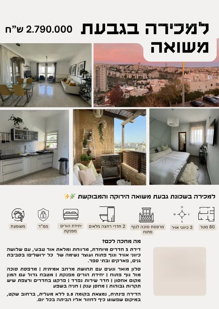 מיס לנדאו 15, גבעת משואה
