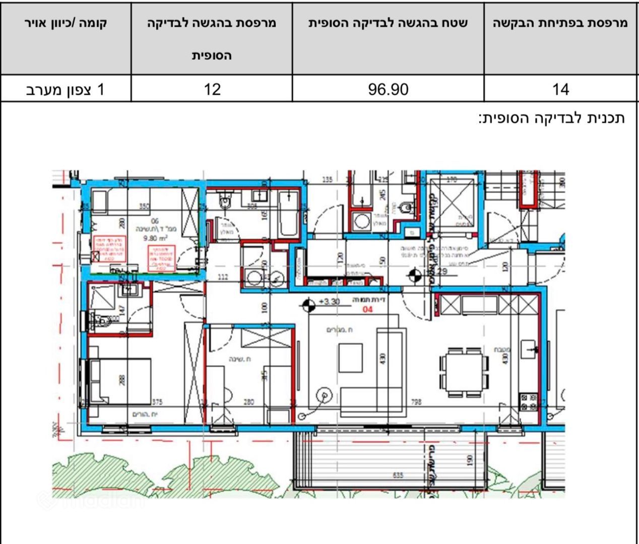 רב צעיר 6, הצפון החדש החלק הצפוני